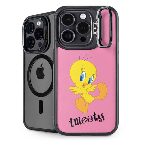 Looney Tunes Tweety Pinky iPhone 15 Pro Kickstand Case